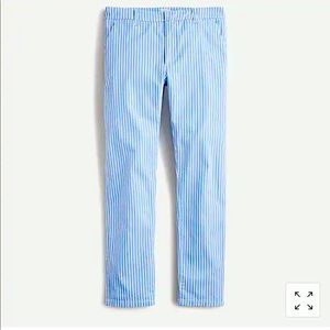 Slim boyfriend seersucker chino pant